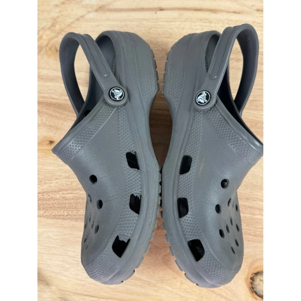 Crocs Classic Slip On Clog Sandals‎ Slate Grey 9 Men 11 Women